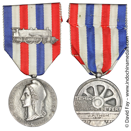 Overseas France Railways Medal for Indochina