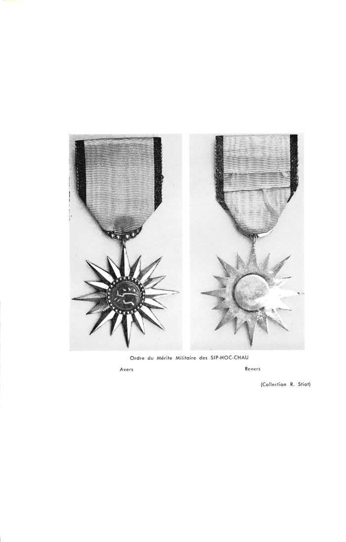 L'ordre du mérite civil et l'ordre du mérite militaire de la Fédération Thaï - p 2